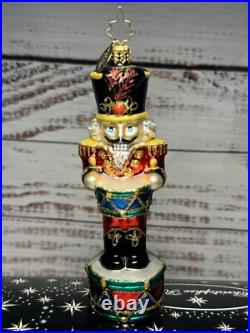 VTG Christopher Radko Nutcracker Drum Handblown Ornament Cadent Cracker 2008
