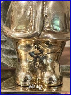 VTG Mark Roberts Brass Stocking Holder Patina Vintage Charm Christmas Decor
