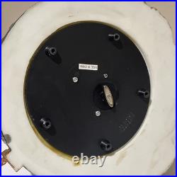 VTG Santa Claus Checking His List Snow Globe Elves Musical Revolving Large Rare