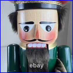 VTG Steinbach Nutcracker Scottish Chubby Bagpiper Made in Germany No Box 15