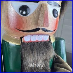 VTG Steinbach Nutcracker Scottish Chubby Bagpiper Made in Germany No Box 15