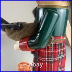 VTG Steinbach Nutcracker Scottish Chubby Bagpiper Made in Germany No Box 15