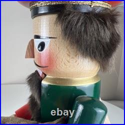 VTG Steinbach Nutcracker Scottish Chubby Bagpiper Made in Germany No Box 15