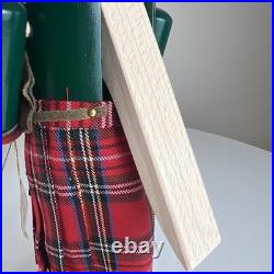 VTG Steinbach Nutcracker Scottish Chubby Bagpiper Made in Germany No Box 15