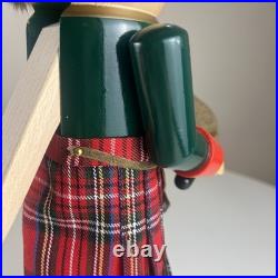 VTG Steinbach Nutcracker Scottish Chubby Bagpiper Made in Germany No Box 15