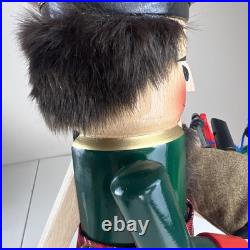 VTG Steinbach Nutcracker Scottish Chubby Bagpiper Made in Germany No Box 15