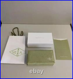 Van Cleef & Arpels Perlee Clover Bracelet White Gold 8mm Diamonds Full Box