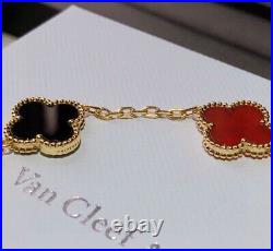 Van Cleef & Arpels Vintage Alhambra Bracelet 5 Motifs Color Women Gifts