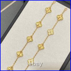 Van Cleef & Arpels Vintage Alhambra Bracelet Yellow Gold Diamond 5 Motifs Van Cleef & Arpels Vintage Alhambra Bracelet Yellow Gold Diamond 5 Motifs