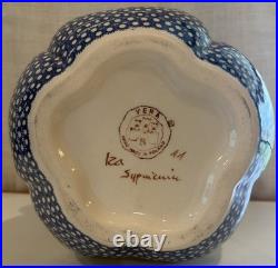 Vena Polish Pottery Jack O Lantern Candle Holder 13 Iza Supnicnin 510-B-269-Q2