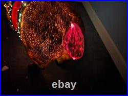 Very Rare Holiday Living 28 Fiber Optic Outdoor Light up Reindeer Tested