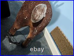 Very Rare Holiday Living 28 Fiber Optic Outdoor Light up Reindeer Tested