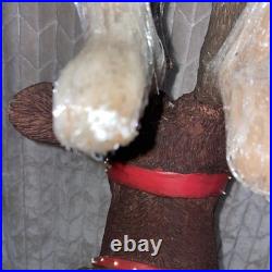 Very Rare Holiday Living 28 Fiber Optic Outdoor Light up Reindeer Tested READ
