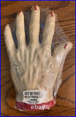Very Rare NIP Vintage Ganz Wax Hand Candle Light My Fingers Watch Them Bleed
