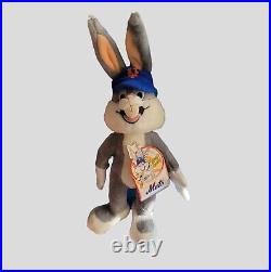 Vgt 1991 Rare NY Mets Looney Tunes 15 Bugs Bunny With Hat & HANG TAG EVC