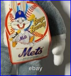 Vgt 1991 Rare NY Mets Looney Tunes 15 Bugs Bunny With Hat & HANG TAG EVC