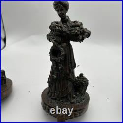 Victorian Bronze Mother Father Daughter Stocking Holder By Frontgate