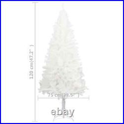 VidaXL Artificial Christmas Tree with LEDs White 47.2