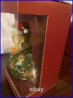Villeroy & Boch Christmas Lighted Bear Heart Ceramic Ornament 14-8372-3986