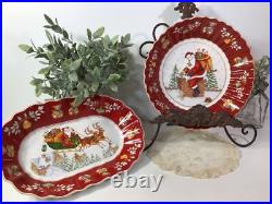 Villeroy & Boch Toys FantasySet Of 2Large Serving BowlsOval & RoundNIB