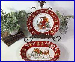 Villeroy & Boch Toys FantasySet Of 2Large Serving BowlsOval & RoundNIB