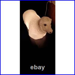 Vintage 11 Piece Blow Mold Nativity Scene