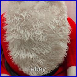 Vintage 1950 Store Display 54 Plastic/Rubber Face Plush Christmas Santa Clause