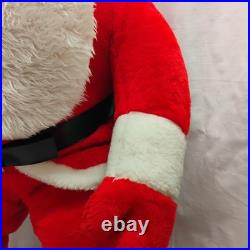 Vintage 1950 Store Display 54 Plastic/Rubber Face Plush Christmas Santa Clause