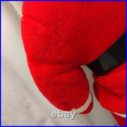 Vintage 1950 Store Display 54 Plastic/Rubber Face Plush Christmas Santa Clause