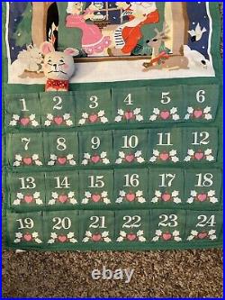 Vintage 1987 AVON Countdown To Christmas Advent Calendar-Mouse and Original Bag