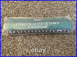 Vintage 1987 AVON Countdown To Christmas Advent Calendar-Mouse and Original Bag