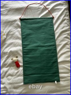 Vintage 1987 Avon Count Down To Christmas Cloth Advent Calendar & Original Mouse