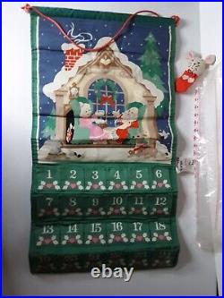 Vintage 1987 Avon Countdown to Christmas Advent Calendar With Original Mouse