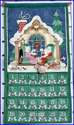Vintage 1987 Avon Countdown to Christmas Advent Calendar with Original Mouse