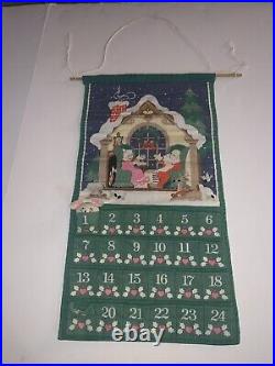 Vintage 1987 Avon Countdown to Christmas Advent Calendar with Original Mouse