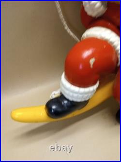 Vintage 1987 Barthelmess Inc Santa Claus Sleeping on The Moon Christmas RARE