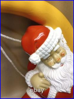 Vintage 1987 Barthelmess Inc Santa Claus Sleeping on The Moon Christmas RARE