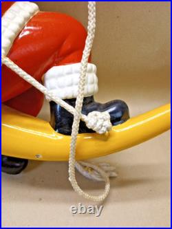 Vintage 1987 Barthelmess Inc Santa Claus Sleeping on The Moon Christmas RARE