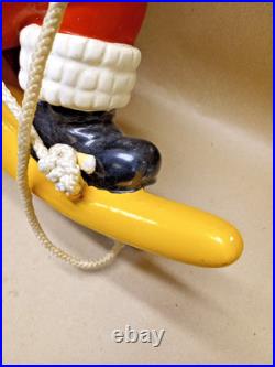 Vintage 1987 Barthelmess Inc Santa Claus Sleeping on The Moon Christmas RARE