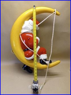 Vintage 1987 Barthelmess Inc Santa Claus Sleeping on The Moon Christmas RARE