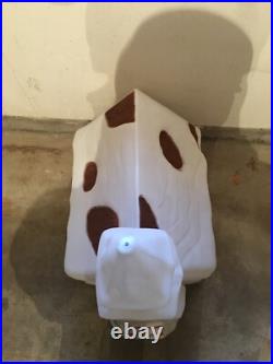 Vintage 1994 Empire Large Christmas Lighted Church Blow Mold Issues READ