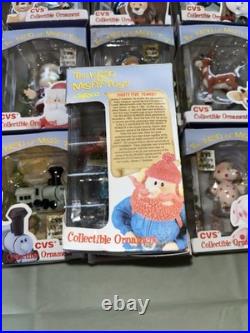Vintage 1999 Enesco-CVS Rudolph & Island of Misfit Toys Ornament Set 12 Pieces