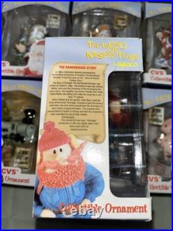 Vintage 1999 Enesco-CVS Rudolph & Island of Misfit Toys Ornament Set 12 Pieces