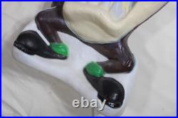 Vintage 2000 LARGE Tasmanian Devil TAZ Reindeer Blow Mold Yard Decor WORKS