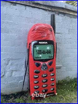 Vintage 90's Giant 10ft Inflatable Nokia 6100 Cell Phone Prop Display Verizon