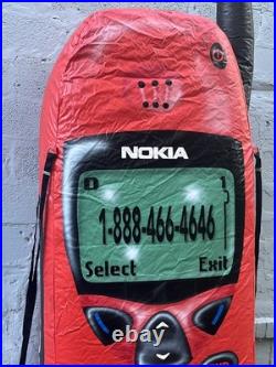 Vintage 90's Giant 10ft Inflatable Nokia 6100 Cell Phone Prop Display Verizon