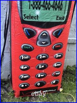 Vintage 90's Giant 10ft Inflatable Nokia 6100 Cell Phone Prop Display Verizon