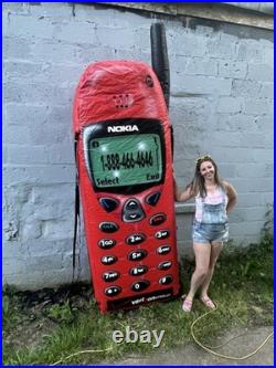 Vintage 90's Giant 10ft Inflatable Nokia 6100 Cell Phone Prop Display Verizon