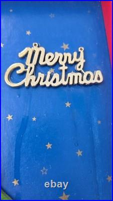 Vintage Advent Christmas Tree Magnetic Wooden NOT COMPLETE READ