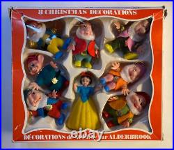 Vintage Alderbrook Snow White And The Seven Dwarfs Hanging Christmas Ornaments Vintage Alderbrook Snow White And The Seven Dwarfs Hanging Christmas Ornaments